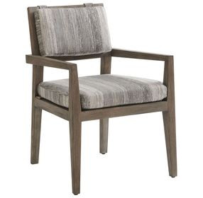 La Jolla Brown Performance Fabric Outdoor Arm Chair