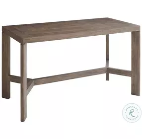 La Jolla Taupe Gray Painta Outdoor Bistro Table