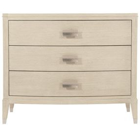 East Hampton Cerused Linen 36" Nightstand