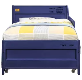 Cargo Blue Twin Daybed with Trundle