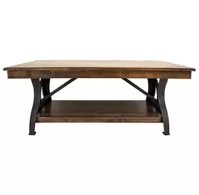 District Copper Rectangular Coffee Table