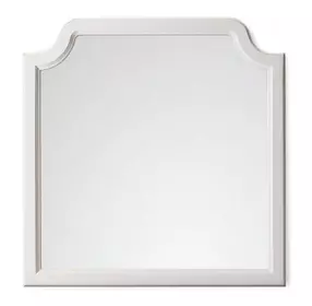 Pure Maple Cottage White Arched Garden Dresser Mirror