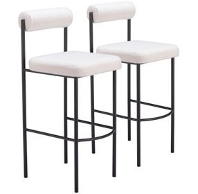 Livorno Ivory Bar Stool Set of 2