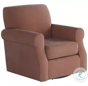 Bella Rose Rosewood Swivel Chair
