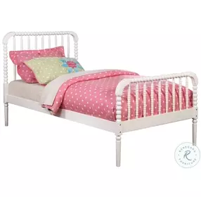 Jones White Twin Platform Bed