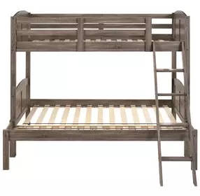 Flynn Weathered Brown Twin Over Full Bunk Bed