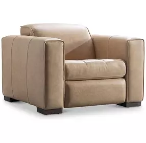 Nest Cream Leather Power Motion Chair