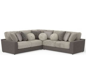 Canyon Umber 3 Piece Modular Sectional with Pillows