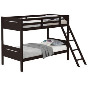 Littleton Espresso Twin Over Twin Bunk Bed
