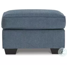 Cashton Blue Ottoman