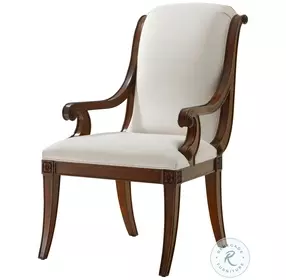 Gabrielle's Dark Chatham Upholstered Arm Chair