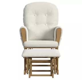 Kennedy Rocker Vanilla Upholstered Rocker