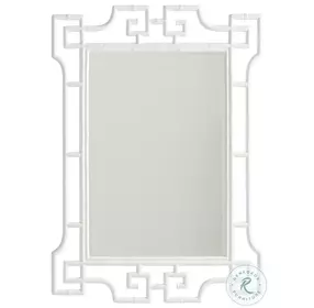 Avondale White Alabaster Hyde Rectangular Mirror