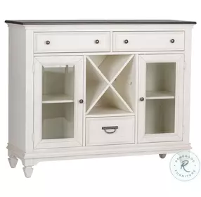 Emerson Park Wire Brushed White And Charcoal Buffet