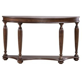 Allington Satin Sienna Demilune Sofa Table
