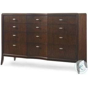 Paragon Club Brown Dufrene 12 Drawer Dresser