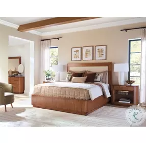 La Costa Sierra Tan Pendry Upholstered Panel Bedroom Set