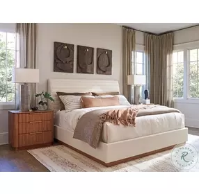 La Costa Linen weave Coronado Upholstered Panel Bedroom Set