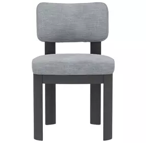 Gabrielle Black Upholstered Side Chair Set of 2