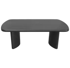 Gabrielle Black Rectangular Coffee Table