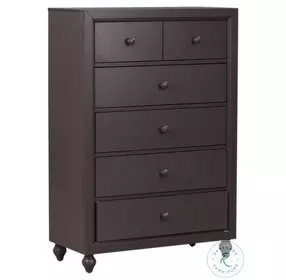 Cottage View Dark Gray 5 Drawer Chest