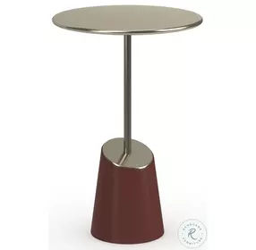 Rossetta Rouge Red Gloss Accent Table