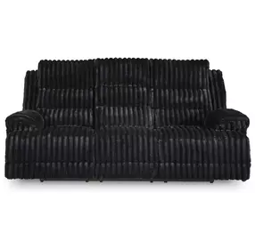 Technique Onyx 91" Power Reclining Sofa with Drop Down Table and USB Charging