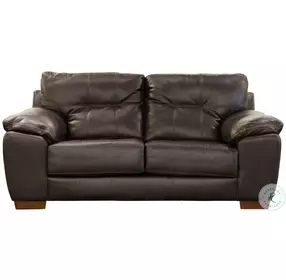 Hudson Chocolate 79" Loveseat