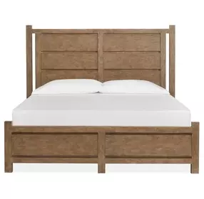 Plum Creek Sierra Brown California King Panel Bed