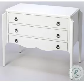 Wilshire Glossy White Accent Chest