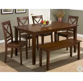 Simplicity Caramel Dining Room Set