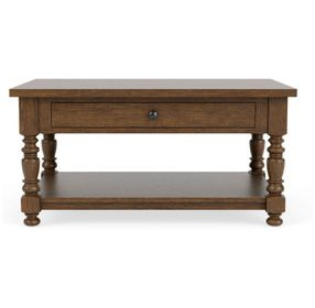 Eastlake Whiskey Oak Rectangular Cocktail Table