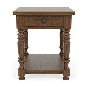 Eastlake Whiskey Oak End Table