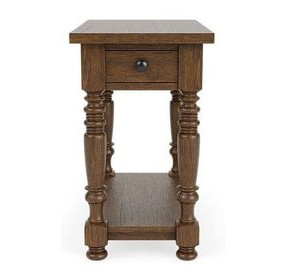 Eastlake Whiskey Oak Rectangular Chairside Table
