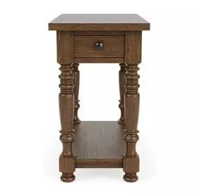 Eastlake Whiskey Oak Rectangular Chairside Table