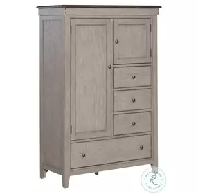 Ivy Hollow Weathered Linen And Dusty Taupe Door Chest