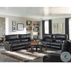 Wembley Chocolate Leather Lay Flat Reclining Living Room Set