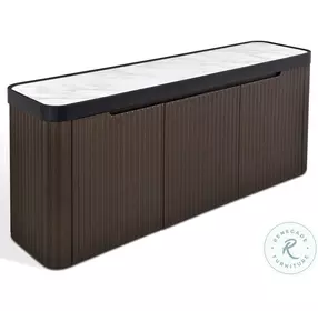 LP 459 Carrara Gold Ceramic Top And Black Buffet