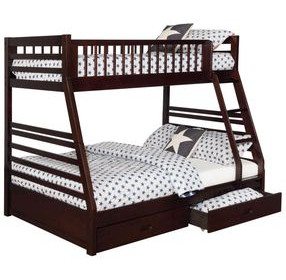 Ashton Cappuccino Twin Over Full Bunk Bed