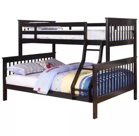 Chapman Black Twin Over Full Bunk Bed