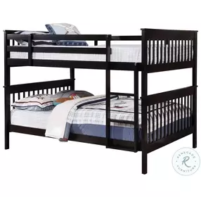 Chapman Black Full over Full Bunk Bed