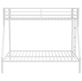 Alevera White Twin Over Full Bunk Bed