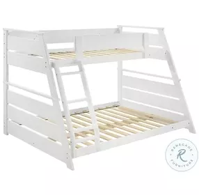 Holden White Twin Over Full Bunk Bed