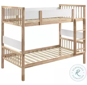Dakota Natural Twin Over Twin Bunk Bed