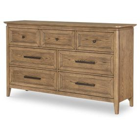 Beacon Hill Dusted Barley 7 Drawer Dresser