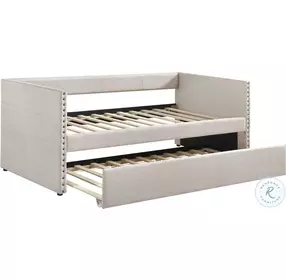 Coleman Beige Twin Daybed with Trundle