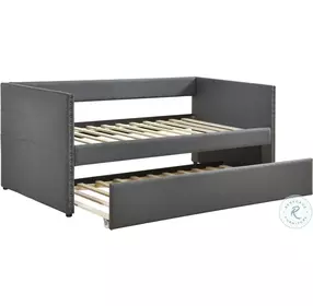 Coleman Dark Gray Twin Daybed with Trundle