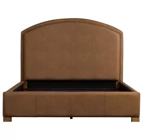 Jackson Brown Upholstered Panel Bed