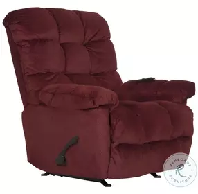 Nettles Merlot Rocker Recliner