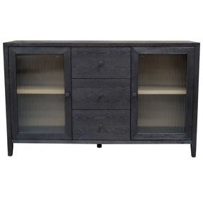 Oscar Black 2 Doors Sideboard